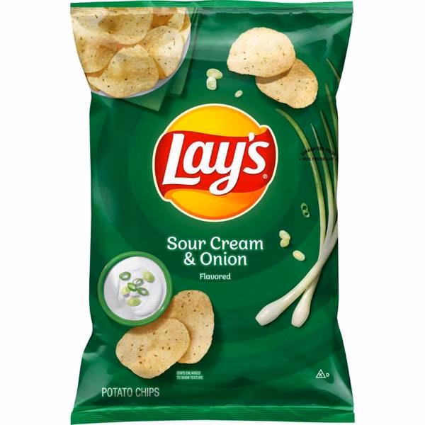 Lay's Sour Cream Onion Chips 120g Lay's Sour Cream Onion Chips 120g